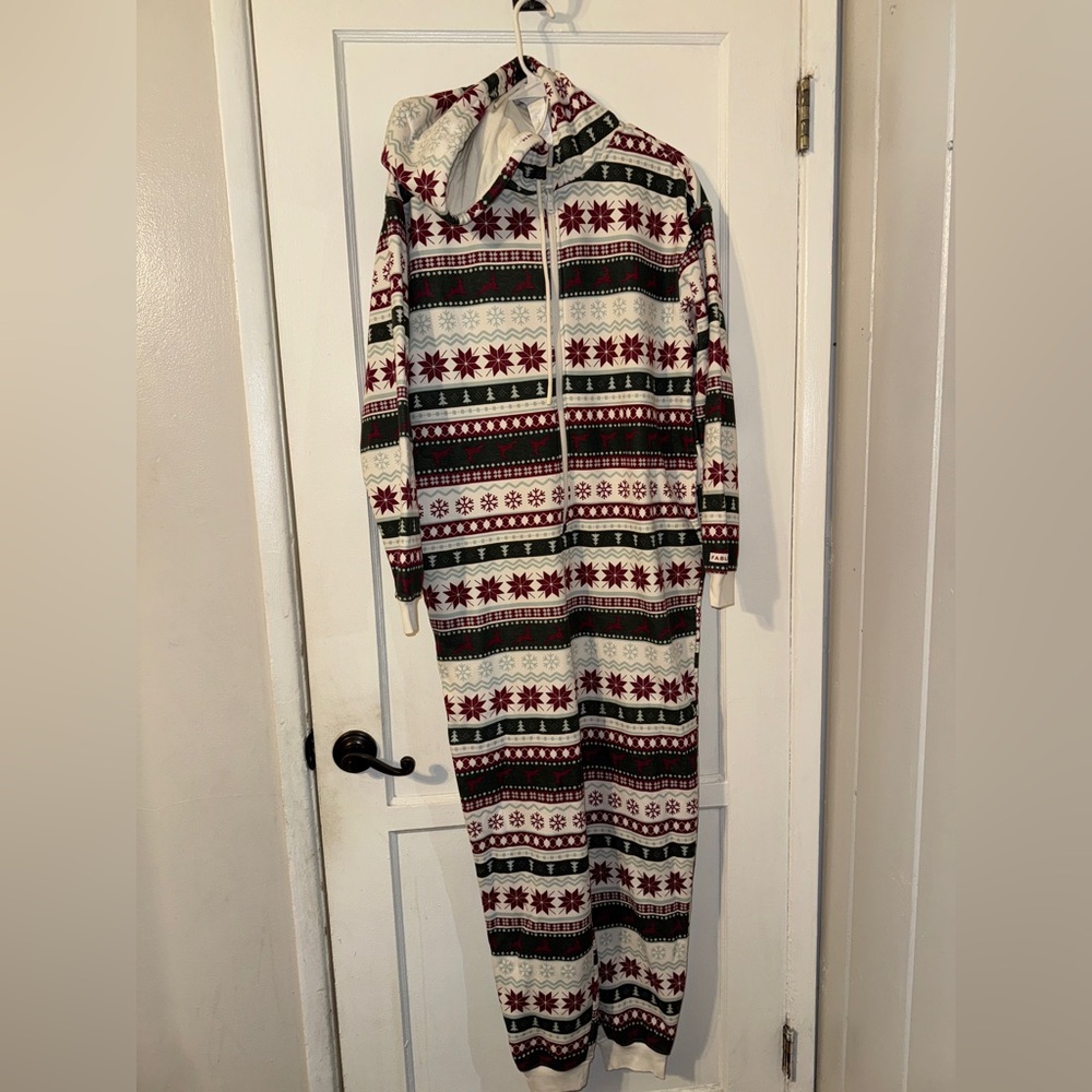 Fabletics Cozy Fleece Hooded Onesie Sz small tall - Picture 5 of 8